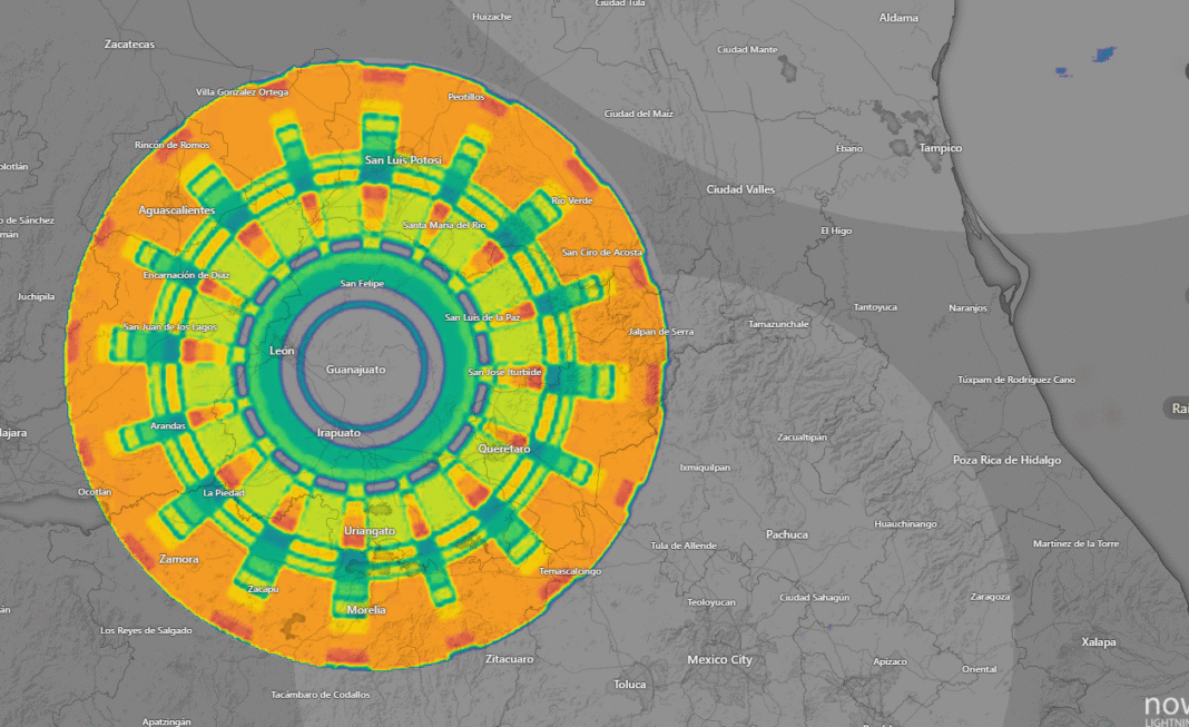 Radar anomaly over Mexico 22 Aug 2024,