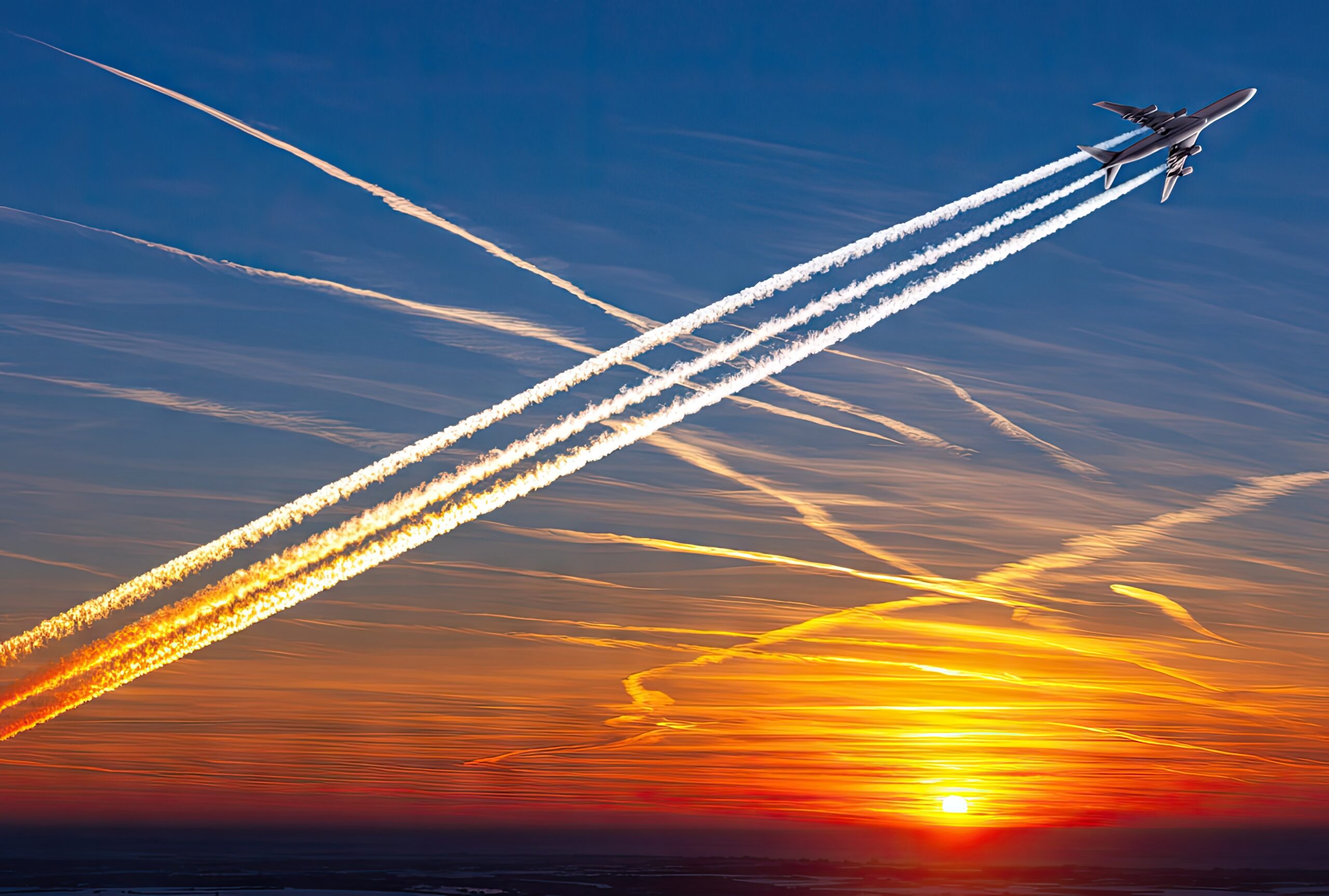 Why Contrails Can Linger and Spread