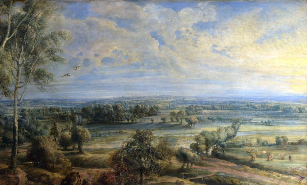 Peter Paul Rubens - A View of Het Steen in the Early Morning
