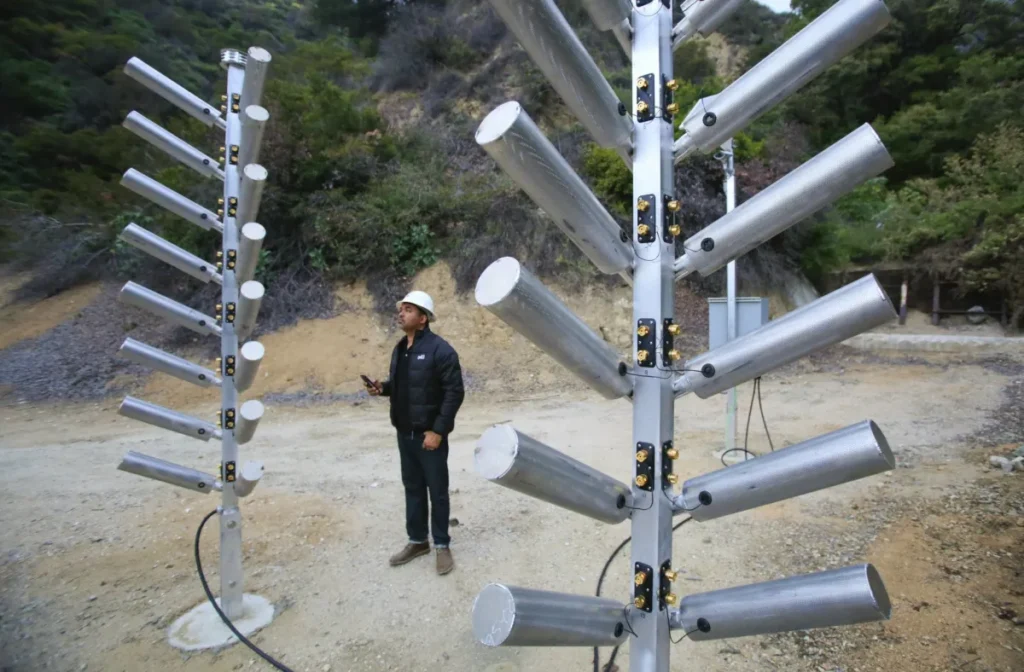 Ground based cloud seeding
