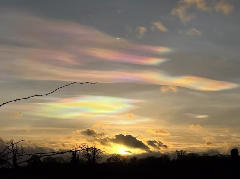 Iridescent Clouds in Snettisham, Norfolk, UK