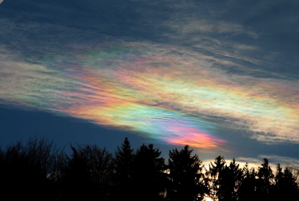 Cloud Iridescence in the UK