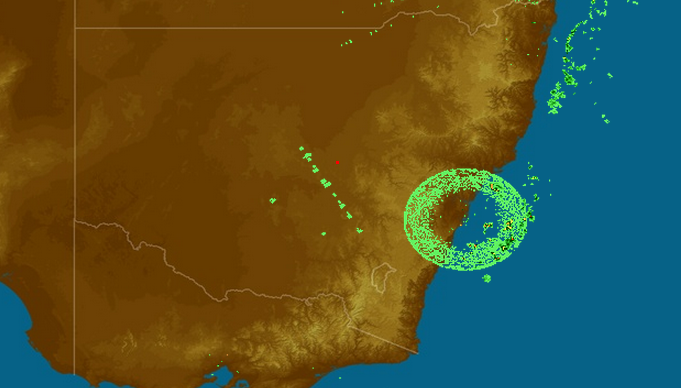 May 16 from the Sydney or Wollongong radar.