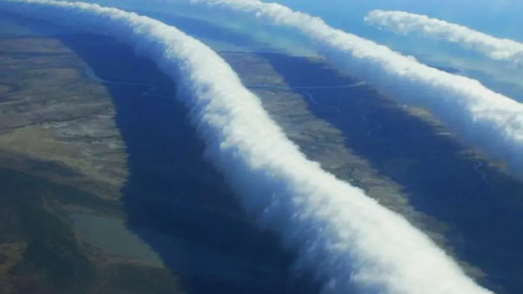 Morning Glory are Roll clouds. A type of Arcus clouds found in in Australia