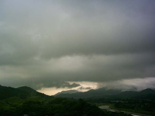 Nimbostratus clouds