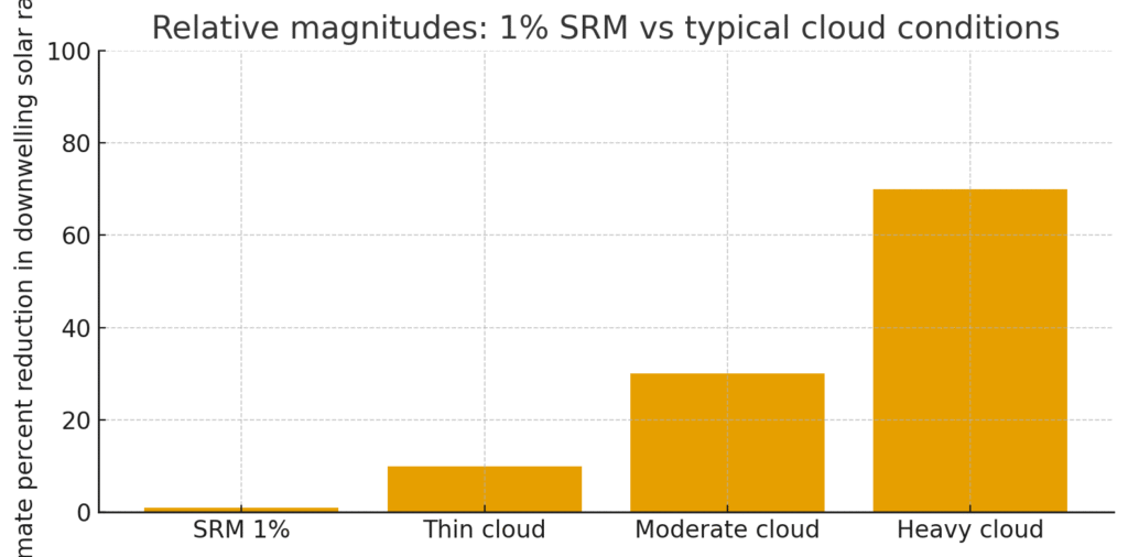Effects of SRM - Sun Dimming